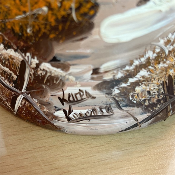 Hand painted Outdoors Aluminum Coffee Pot - Picture 4 of 8